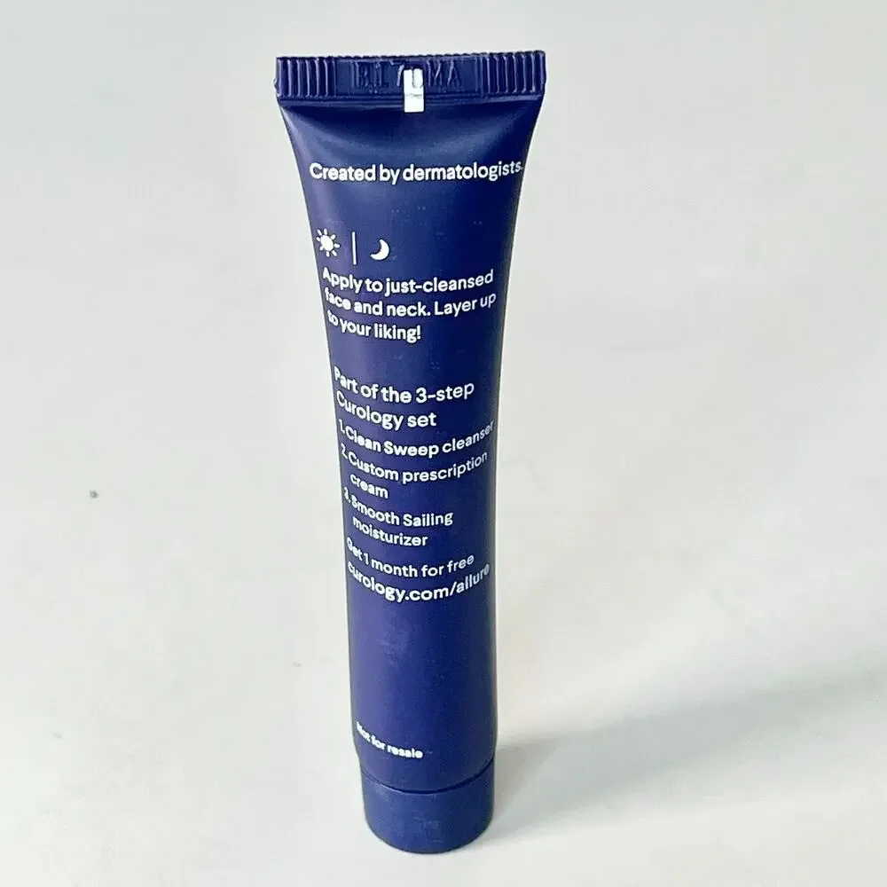Curology Smooth Sailing Moisturizer Hydration Day Night Travel .5 oz 15ml NIB